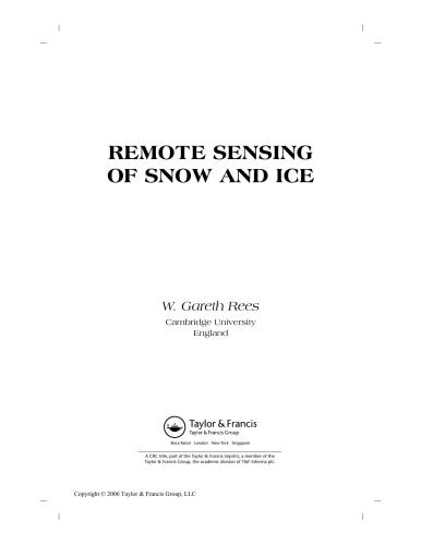 سنجش از دور برف و یخ