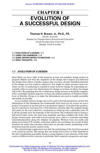 کتاب راهنمای استاندارد طراحی ماشین