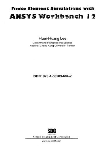 شبیه سازی عناصر محدود با میز کار ANSYS 12