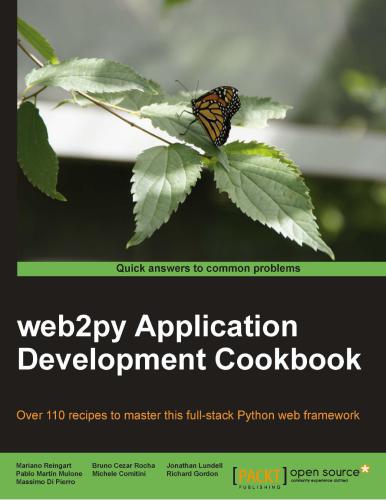 کتاب آشپزی توسعه برنامه web2py