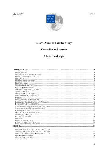 هیچکدام را ترک نکنید تا داستان را بگویید: نسل کشی در رواندا