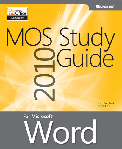 ﻿راهنمای مطالعه MOS 2010 برای Microsoft® Word