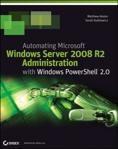 خودکار سازی Windows Windows Server 2008 R2 با ویندوز PowerShell 2.0
