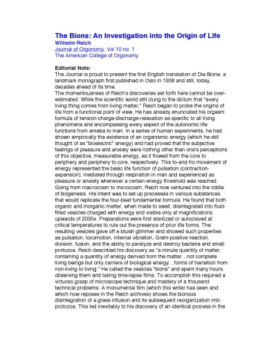 [مقاله] Bions: تحقیق به منبع زندگی