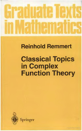 مباحث کلاسیک در نظریه عملکرد پیچیده