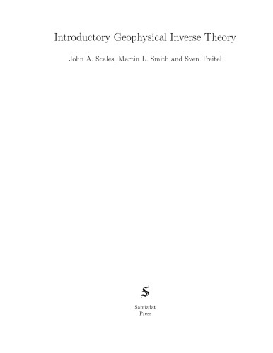 نظریه معکوس ژئوفیزیک مقدماتی