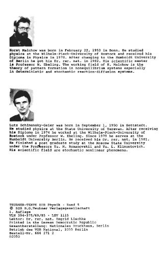 ﻿نویز و انتشار در سیستم های غیر تعادلی دوپایا