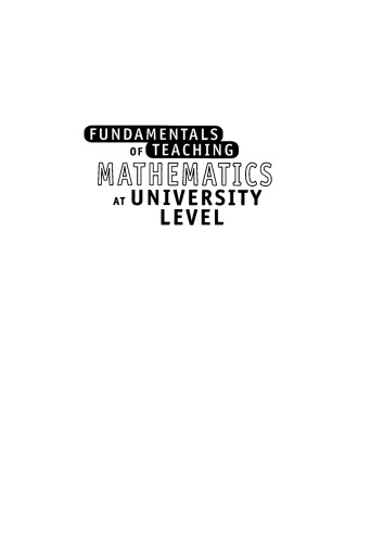 مبانی آموزش ریاضیات در سطح دانشگاه