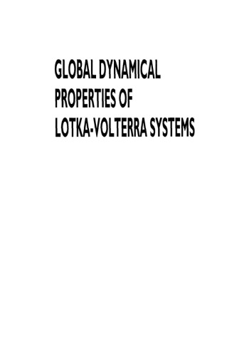 ویژگی های دینامیکی جهانی سیستم های Lotka-Volterra