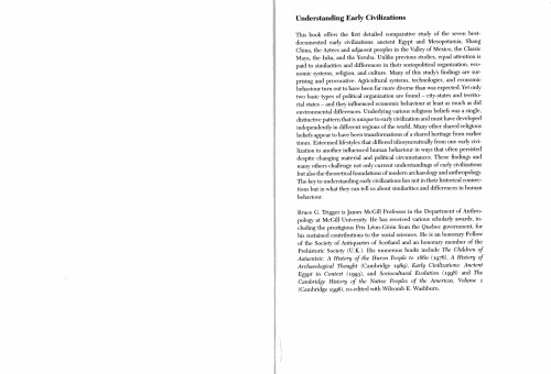 درک تمدنهای اولیه: یک مطالعه تطبیقی