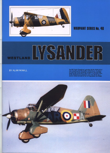 سری Warpaint شماره 48: Westland Lysander