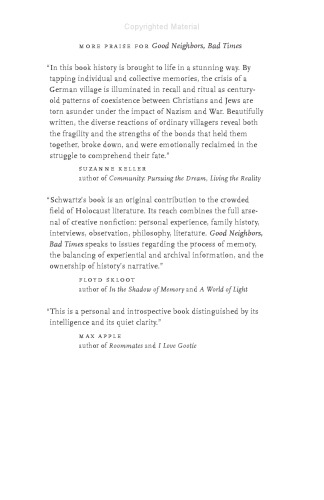 ﻿همسایه های خوب، روزگار بد: پژواک دهکده آلمانی پدرم