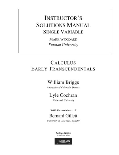 ﻿کتابچه راهنمای راه حل حساب دیفرانسیل اولیه متعالی 2011