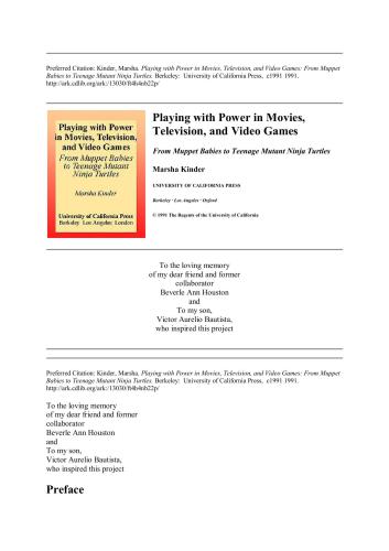 ﻿بازی با قدرت در فیلم های تلویزیونی و بازی های ویدیویی