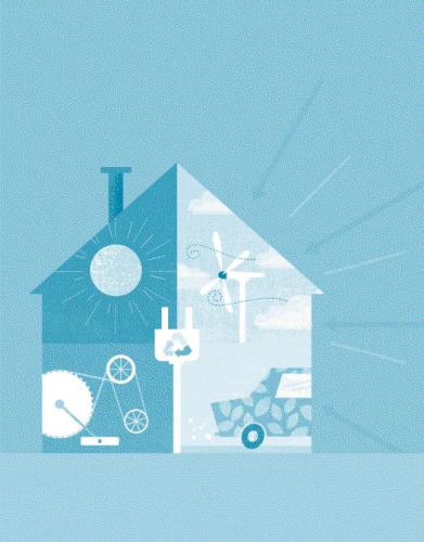 راهنمای حیاط خلوت خانه خودکفایی انرژی