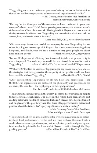 ﻿Topgrading: روش استخدام و ارتقای ثابت شده که عملکرد شرکت را توربوشارژ می کند