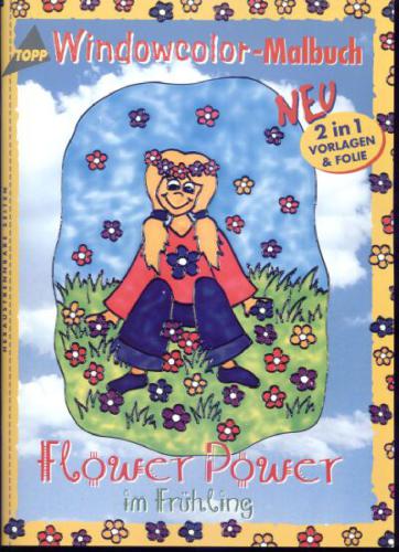 کتاب رنگ آمیزی پنجره - قدرت گل در بهار