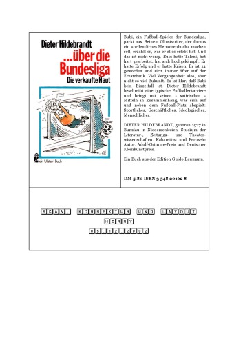 .. در مورد بوندس لیگا: پوست فروخته شده یا یک زندگی در لباس شخصی