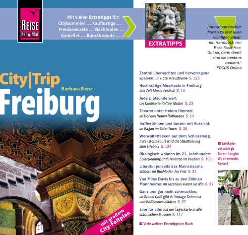 CityTrip Freiburg - با یک نقشه بزرگ در شهر