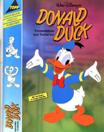 ﻿اردک دونالد. تصاویر پنجره مقوایی