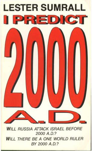 ﻿من سال 2000 بعد از میلاد را پیش بینی می کنم