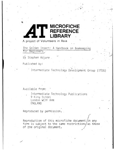 حشره طلایی: یک کتاب در بذر برای مبتدیان