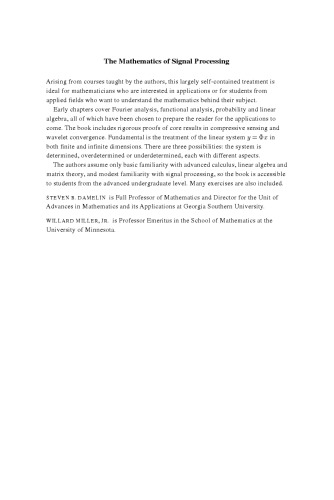 ریاضیات پردازش سیگنال