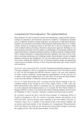 ترمودینامیک محاسباتی: روش CALPHAD