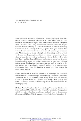 ﻿همراه کمبریج برای سی اس لوئیس