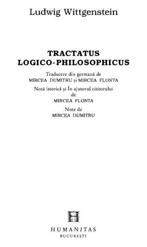 Tractatus Logico-Philosophicus