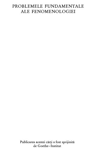 مشکلات اساسی پدیدارشناسی