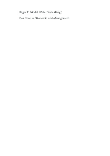 جدید از روی سر در پاهای خود: مبانی و اجرای روشمندی از جدید بودن در اقتصاد