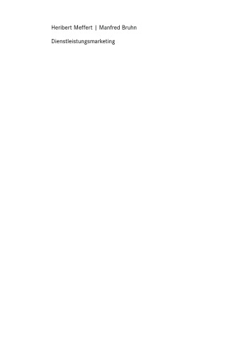 بازاریابی خدمات: اصول - مفاهیم - روشها