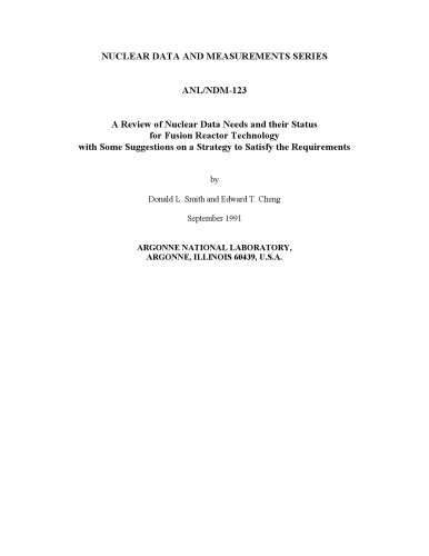 بررسی نیازهای داده های هسته ای برای فن آوری رادیاتور فیوژن