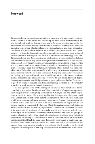 Bioaccumulation - جنبه ها و تحولات جدید