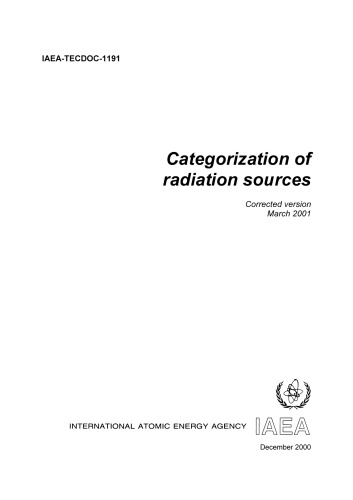 ﻿طبقه بندی منابع تشعشع (IAEA TECDOC-1191)