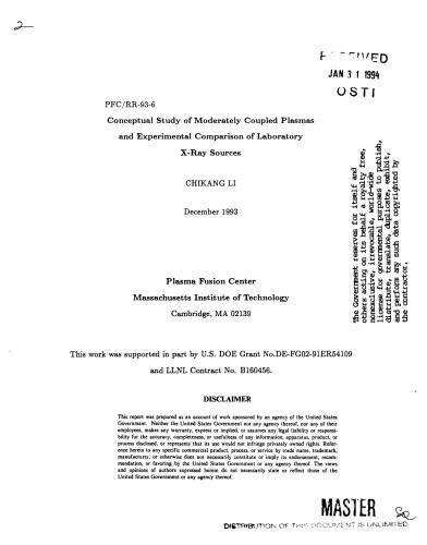 ﻿مطالعه پلاسمای نسبتاً جفت شده [پایان نامه]