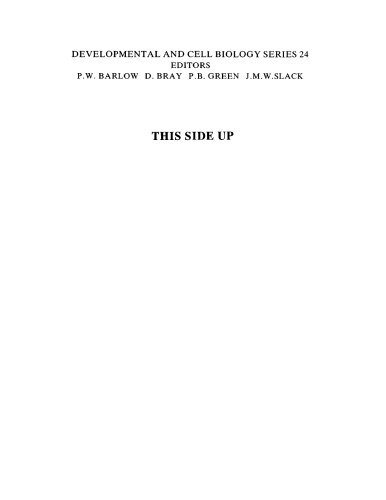 ﻿This Side Up - تعیین فضایی در توسعه اولیه. از حیوانات