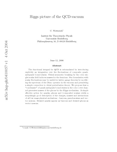 عکس هایگز از خلاء QCD