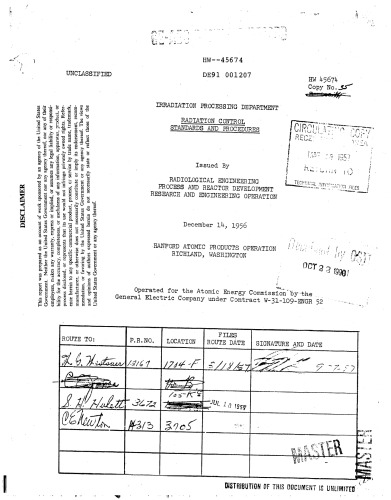 استانداردهای کنترل رادیواکتیو و روشها