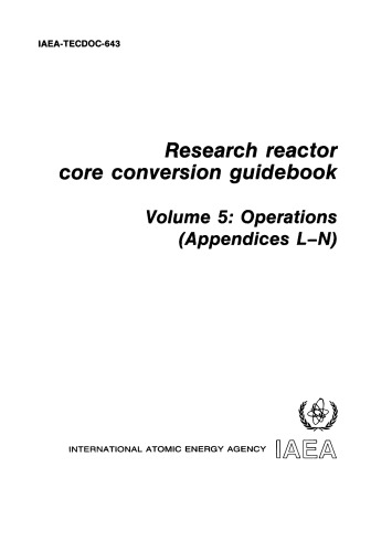 راهنمای تحقیق مبادله هسته راکتور 5 [عملیات] (IAEA TECDOC-643v5)