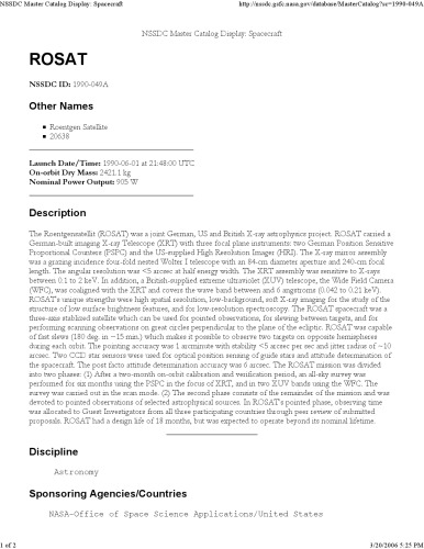 ﻿ROSAT