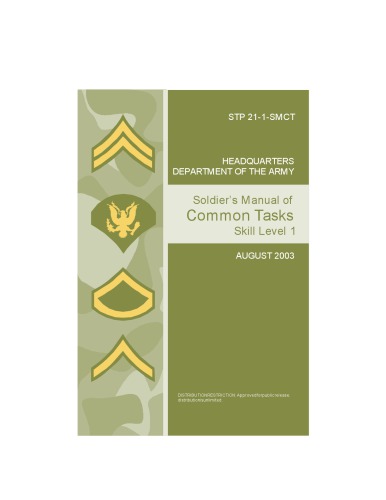 ﻿stp 21-1 Soldiers Manual of Common Tasks - سطح مهارت 1