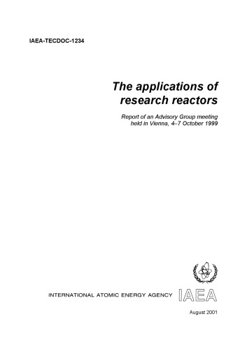 ﻿کاربردهای راکتورهای تحقیقاتی (IAEA TECDOC-1234)