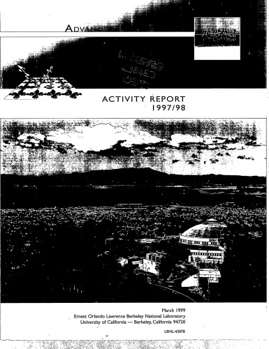 ﻿منبع نور پیشرفته [فعالیت rpt 1997-1998]