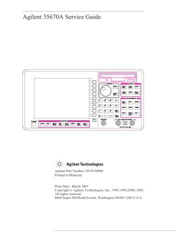 ﻿آنالایزر Agilent 35670A (سرویس)