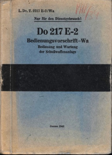 ﻿﻿راهنمای هواپیما - Do-217 E-2 [دستورالعمل های عملیاتی]