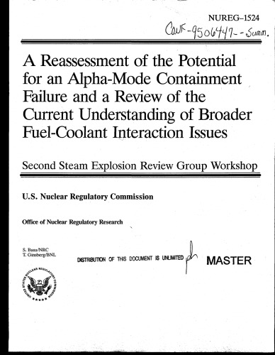 ﻿خرابی مهار حالت آلفا، مشکلات تعامل سوخت و خنک کننده