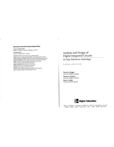 ﻿تجزیه و تحلیل و طراحی آی سی دیجیتال در Deep Submicron Tech.