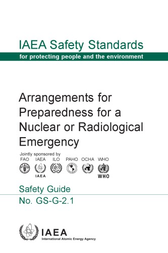 ترتیبات آمادگی برای یک سانحه هسته ای یا رادیولوژیکی [ایمنی Gde GS-G-2.1] - IAEA Pub 1265